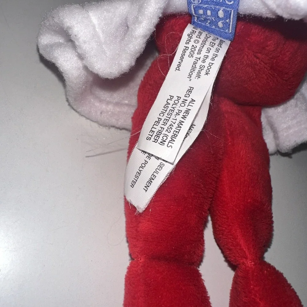 Elf on the Shelf Girl Plush Doll Toy Brown Hair Blue Eyes 2010‎